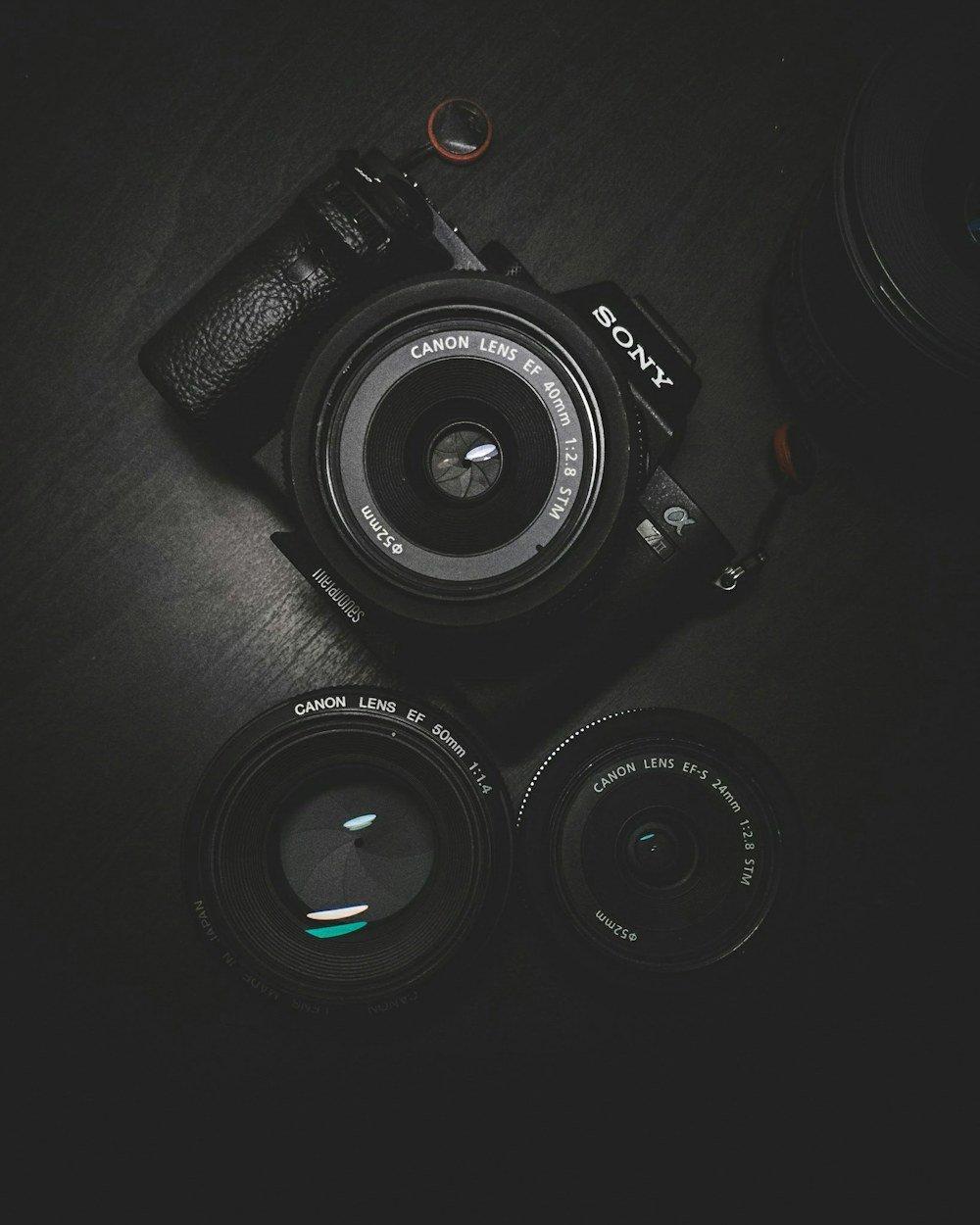 Professional camera and lenses